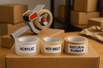 Water-Based Acrylic, Hot-Melt or Solvent Tape: What to Pick