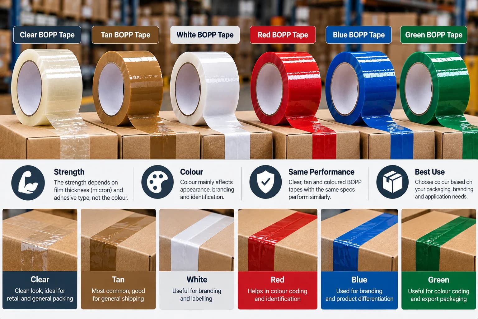 color affect bopp tape
